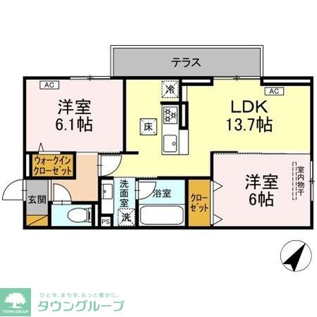 リベラルの物件間取画像